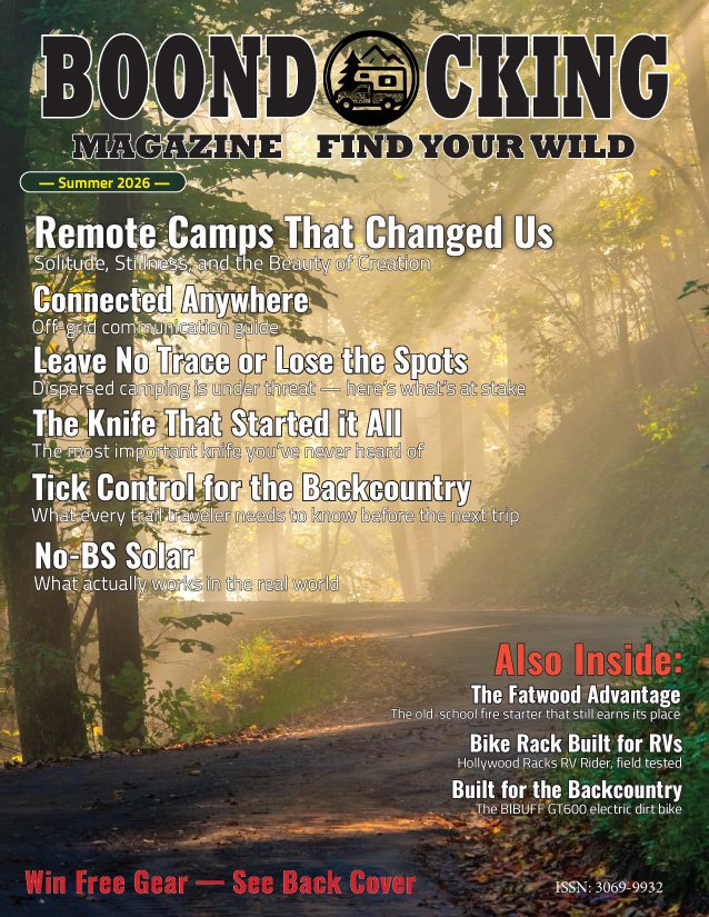 Boondocking Magazine Summer 2026 Cover